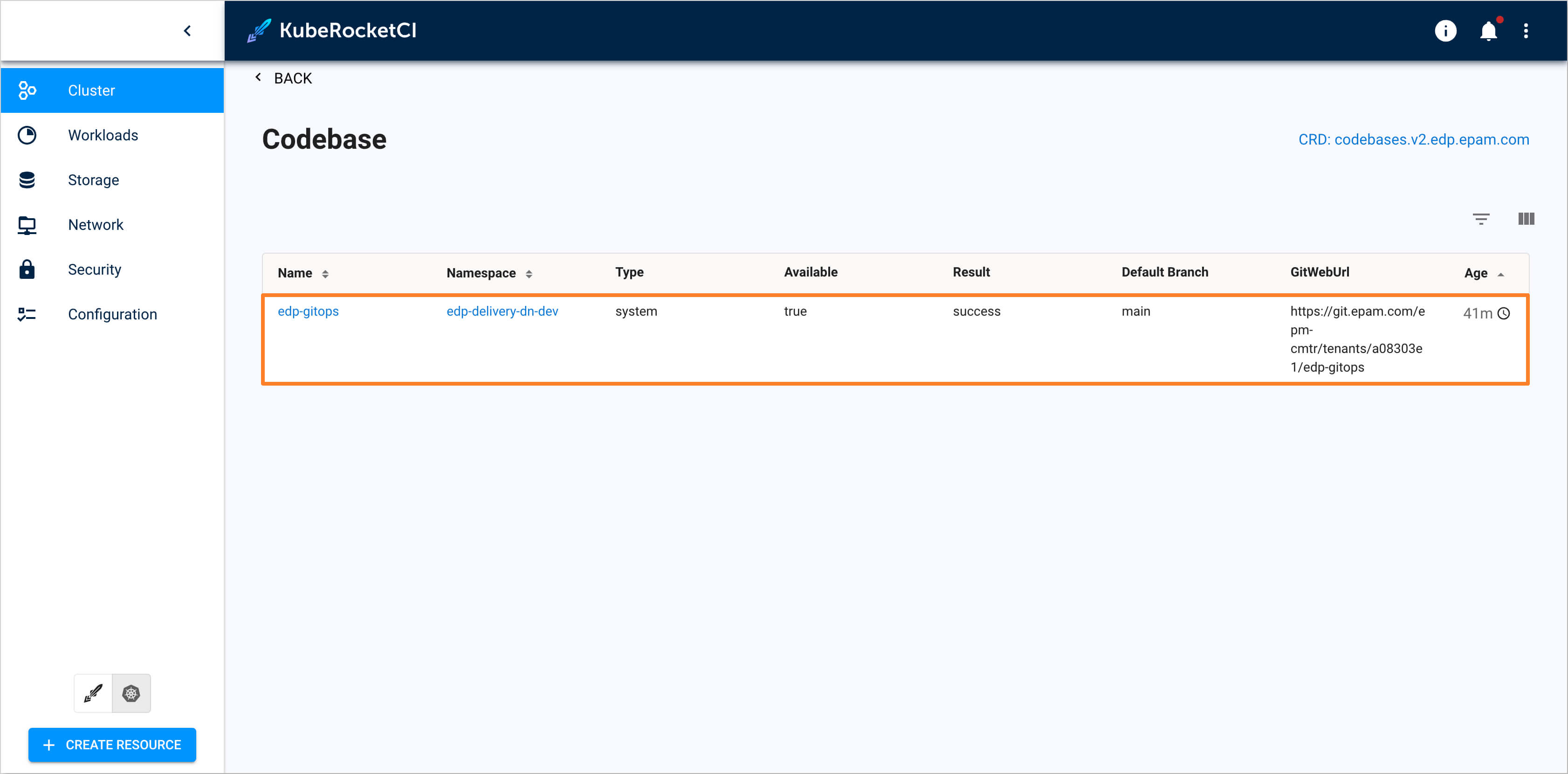 GitOps custom resource GitOps Custom Resource