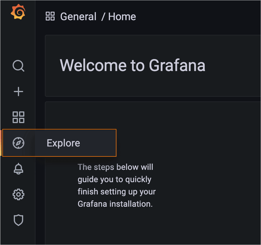 Grafana explore Grafana explore