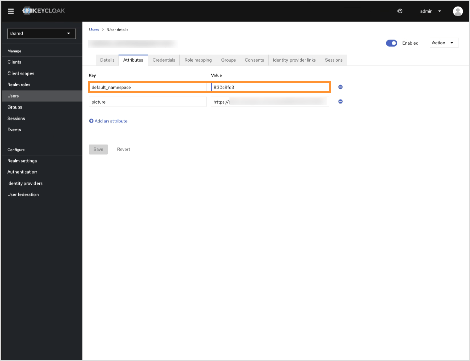 Keycloak user attributes Keycloak user attributes