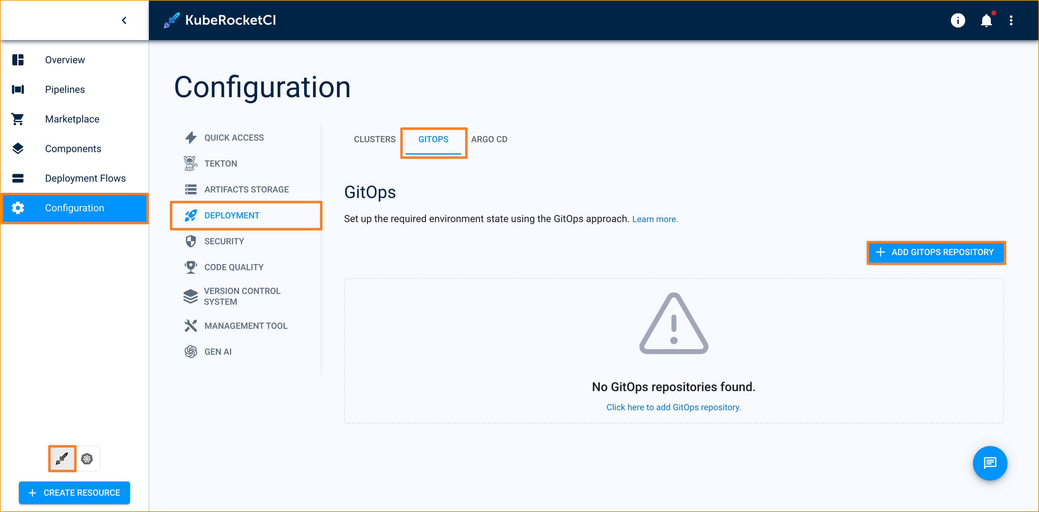 Create GitOps repository Create GitOps Repository
