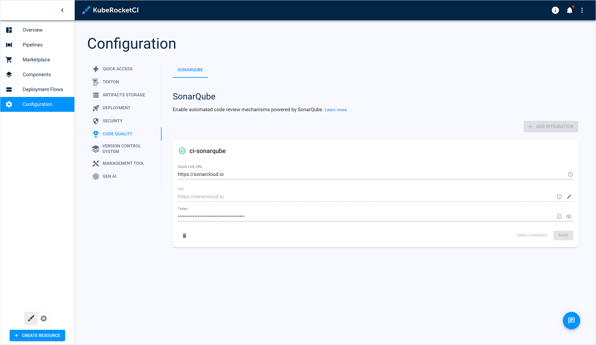 SonarQube integration SonarQube integration