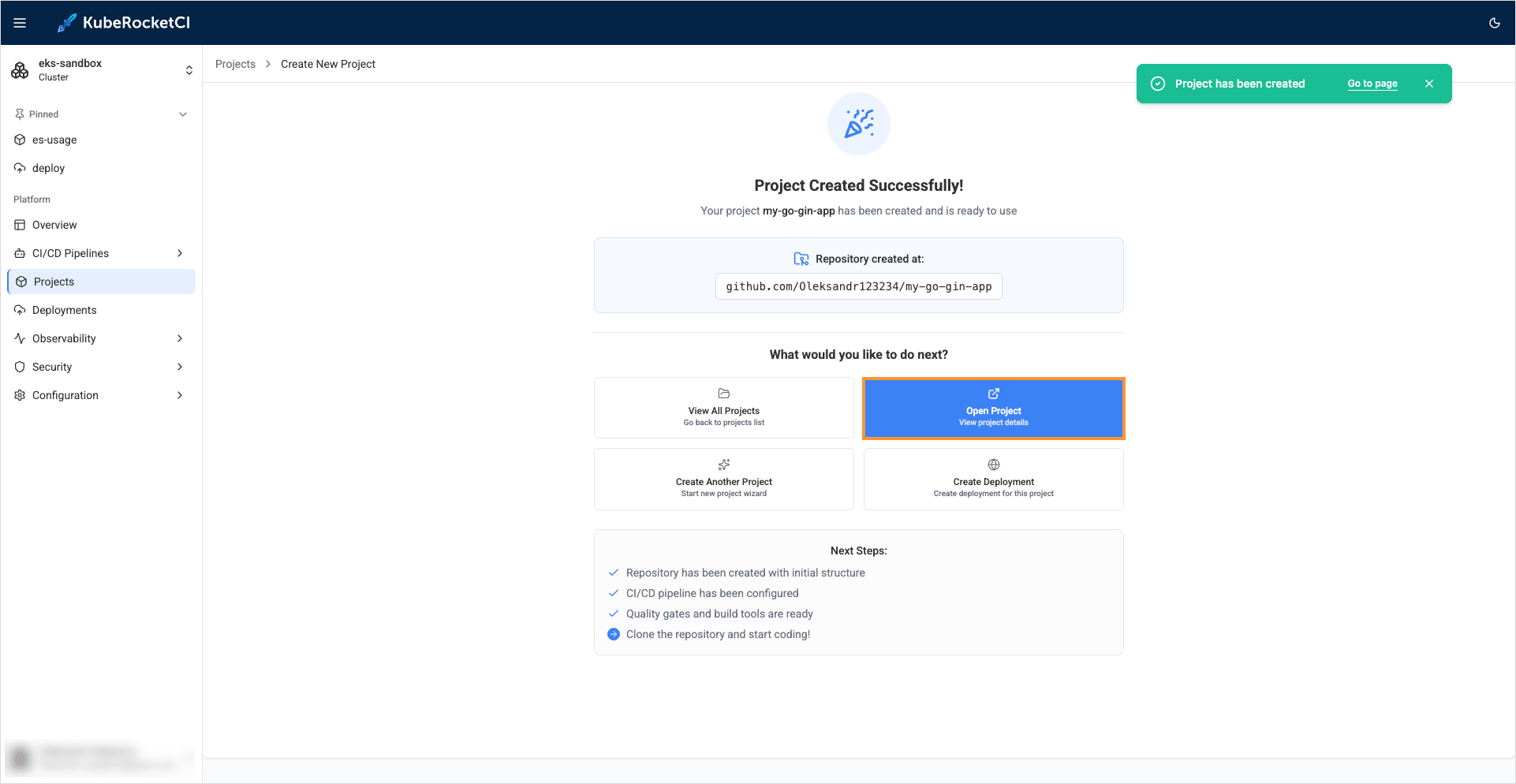 Marketplace notification Marketplace notification