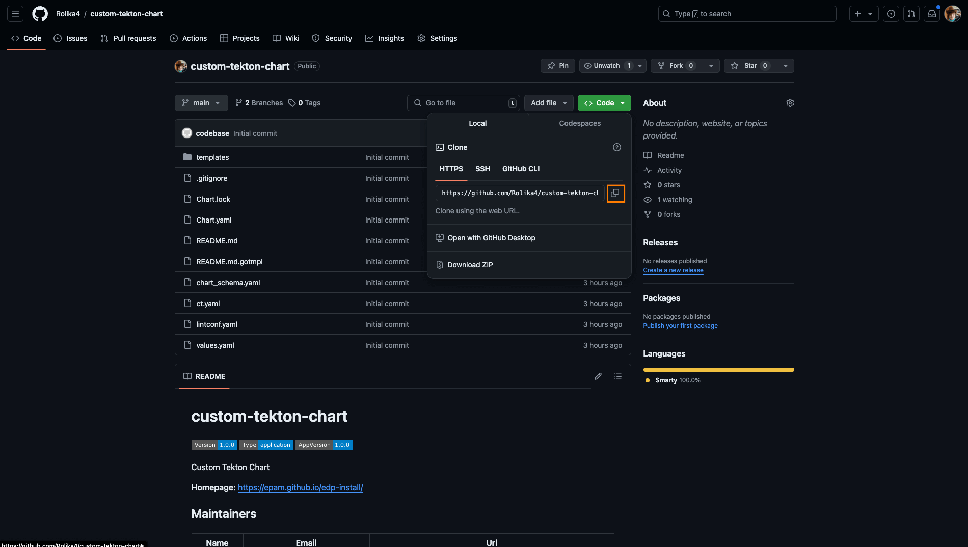 Create branch in GitHub Create branch in GitHub